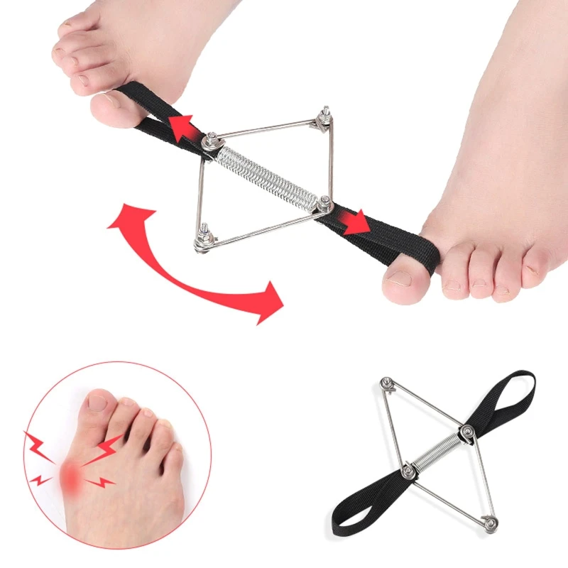 Hallux Valgus Corrector Belt Recovery Training Exerciser Strap Toe Separator Big Toe Stretcher Resistance Band Foot Care Tool