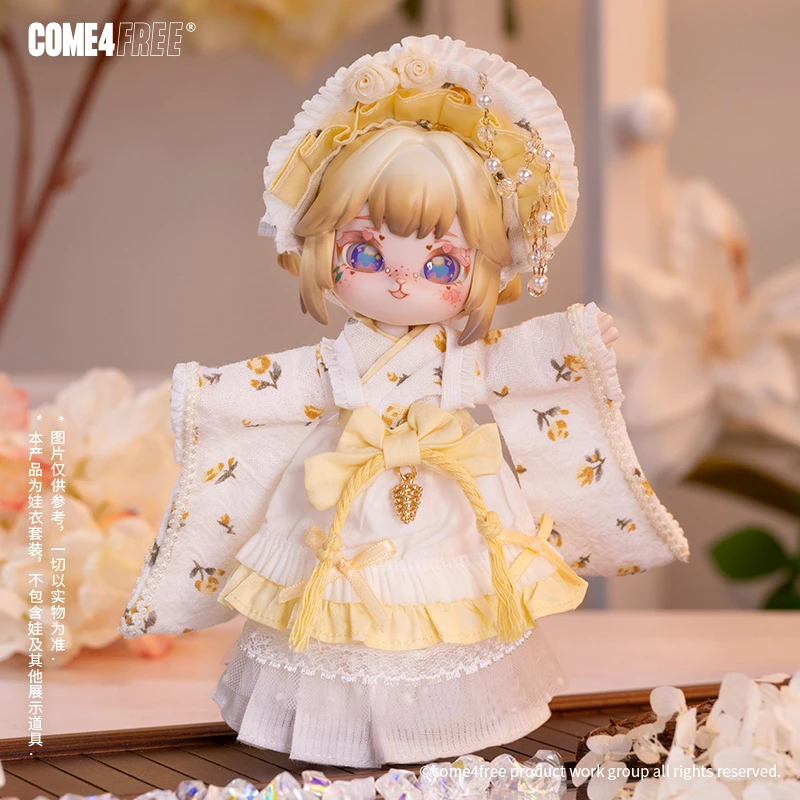 Come4free 디저트 시리즈 온리 옷 12 포인트 Ob11 인형 옷 Bjd 스커트 인형 옷 장식 장난감 소녀를위한 생일 선물