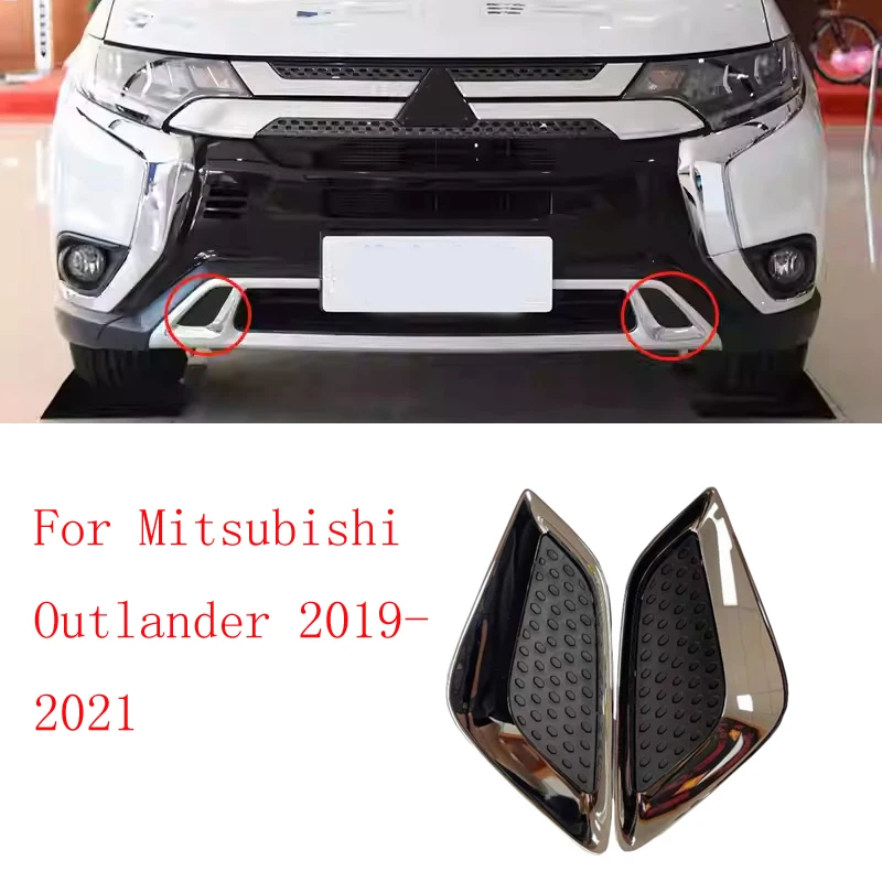 

Накладка на передний бампер для Mitsubishi Outlander 2019-2021, нижняя накладка на передний бампер, декоративная накладка на передний бампер