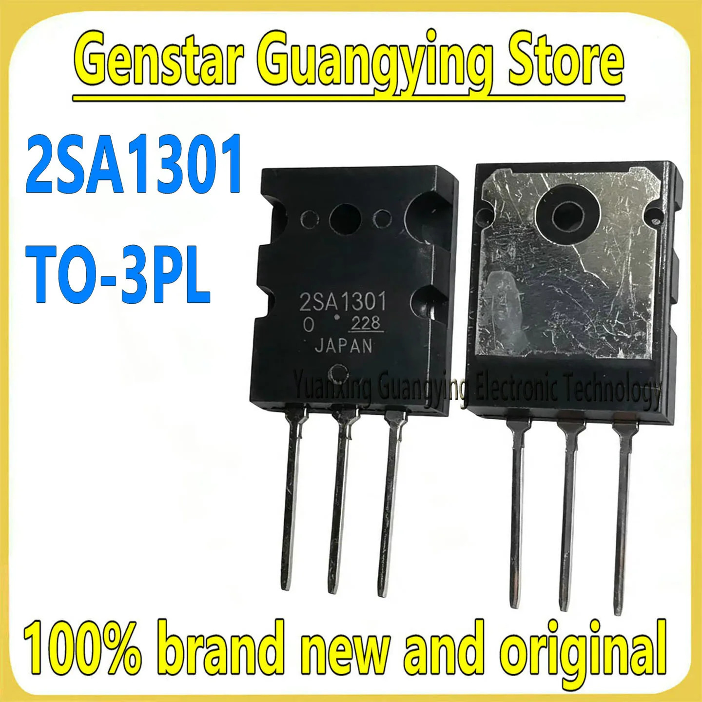 (10 pieces) 2SA1301 2SC3280 TO-3PL A1301 C3280 High-Power Audio Bipolar Transistors 100% Brand New, In Stock