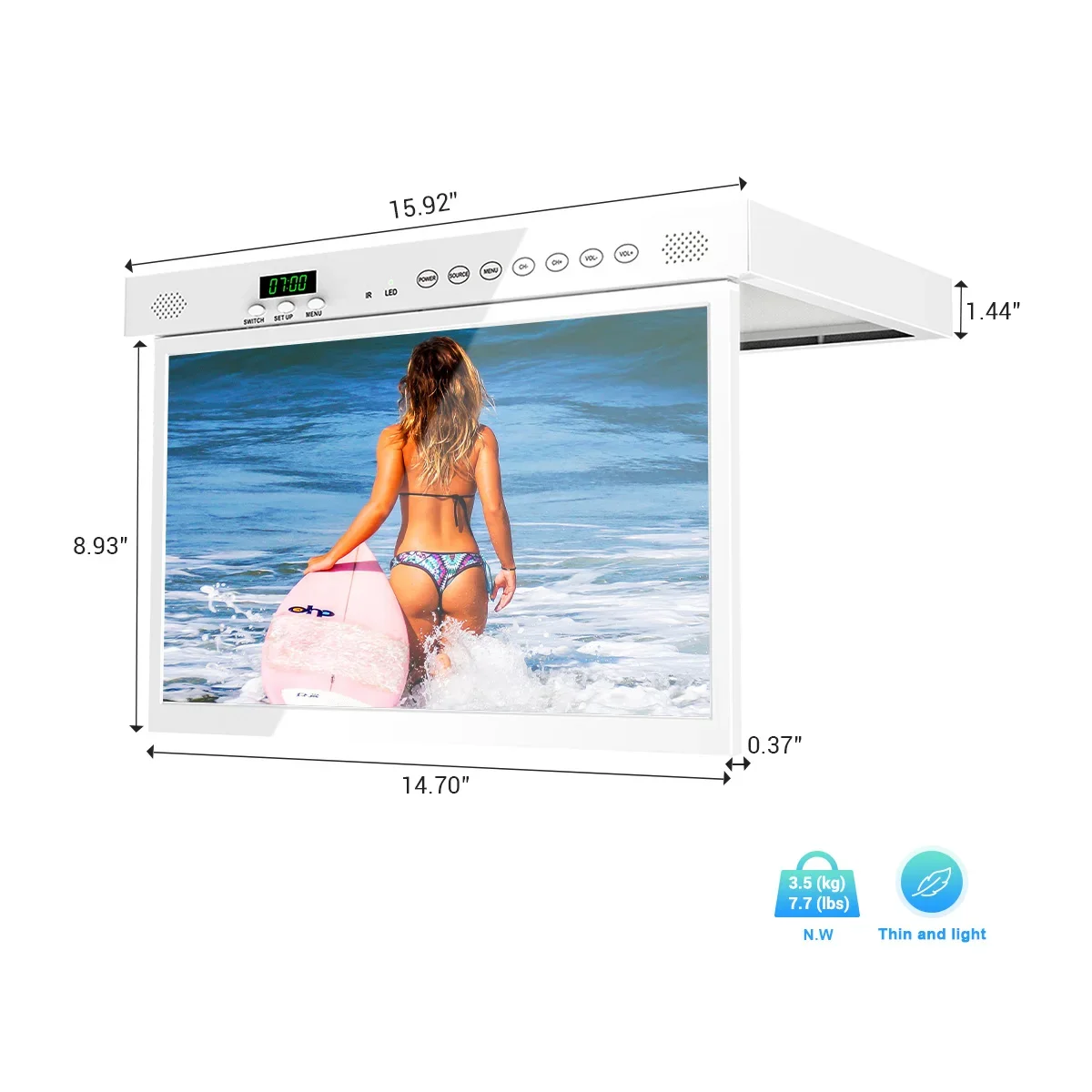 

Customized DC 12V Input TV Used for Recreational Vehicle or Trailer