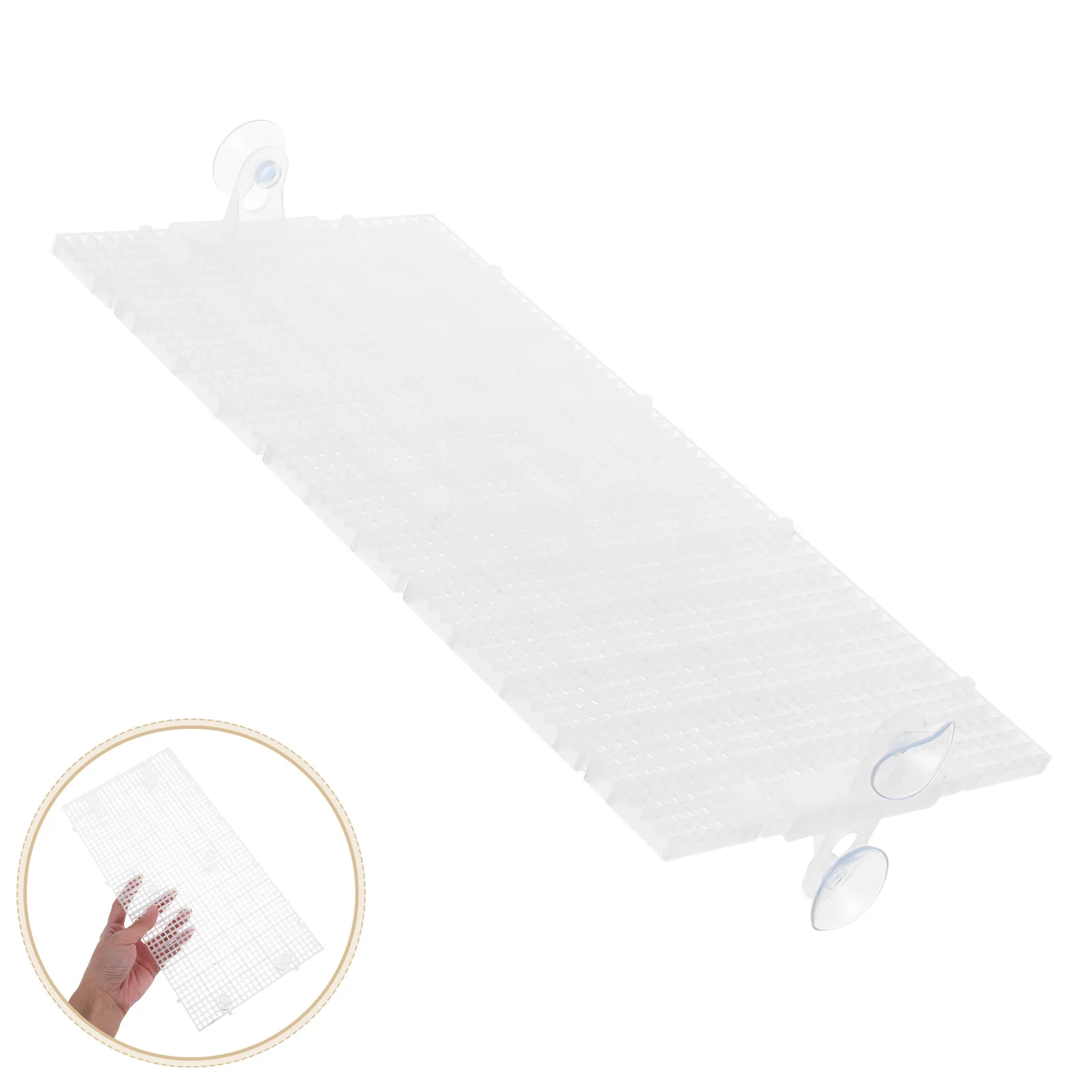 

1Set Planter Base Tray Transparent Plastic Grid Divider Tray Balcony Gardening Plant Pot Grid Isolation Board for Healthy Growth