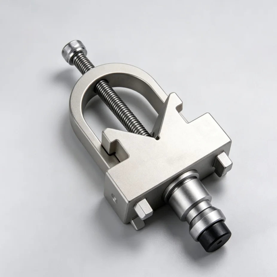 Precision Positioning Fixture 3-Axis Wire Cutting Three-Way Adjustable Fixed V-Shaped Clamp Tool for CNC Machining