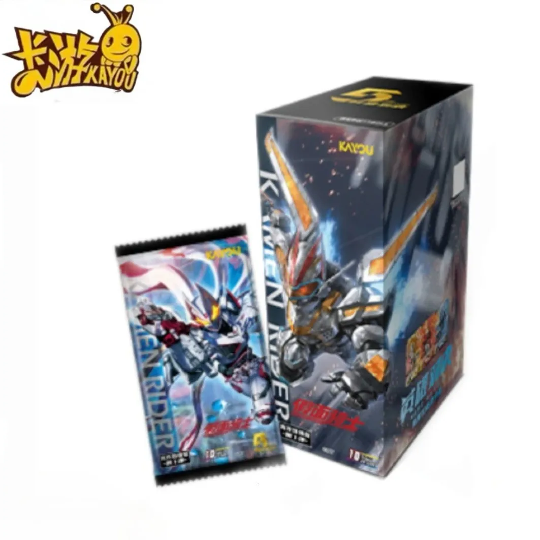 KAYOU Kamen Rider Heroes Showdown Competitive Edition Series 1 Cards, 12 Packs with 6 Cards Each, R to KR Character Designs