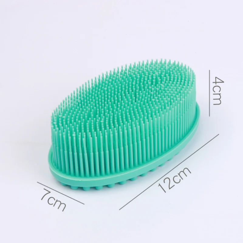 Silicone Shampoo Head Scalp Massage Brush Silicone Body Brush Hair Washing Comb Bath SPA Shower Brush Massage Brush Hair Brush