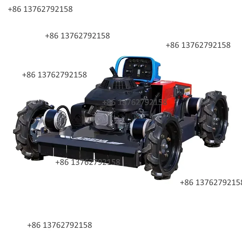 【2026】 Riding Style Remote Intelligent Remote Control All Terrain Lawn Mower, Grass Trimmer, Grass Shredder
