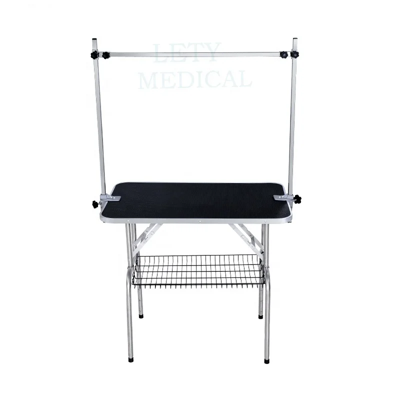 Pet Grooming Equipment With Gantry Elevator Grooming Table Foldable Grooming Table