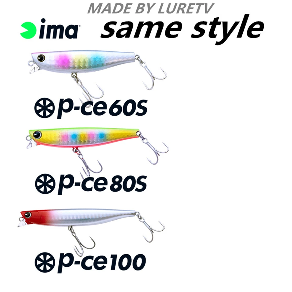 

LURETV Japan IMA65S 11 г, подвесная воблёрка с медленной посадкой для гольяна для ловли окуня, глубокая воблея приманка P-CE Hover System