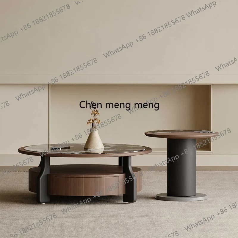 Mesas de centro minimalistas italianas, mesas de centro creativas nórdicas para sala de estar, muebles para el hogar de alta gama
