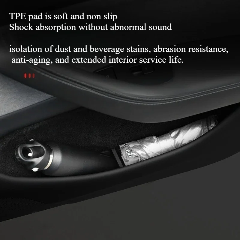 

Коврик для чашки воды с центральным управлением Tesla Model Y Juniper 2025, передняя и задняя дверная ручка, коврик для хранения, органайзер, лоток, автомобильные аксессуары