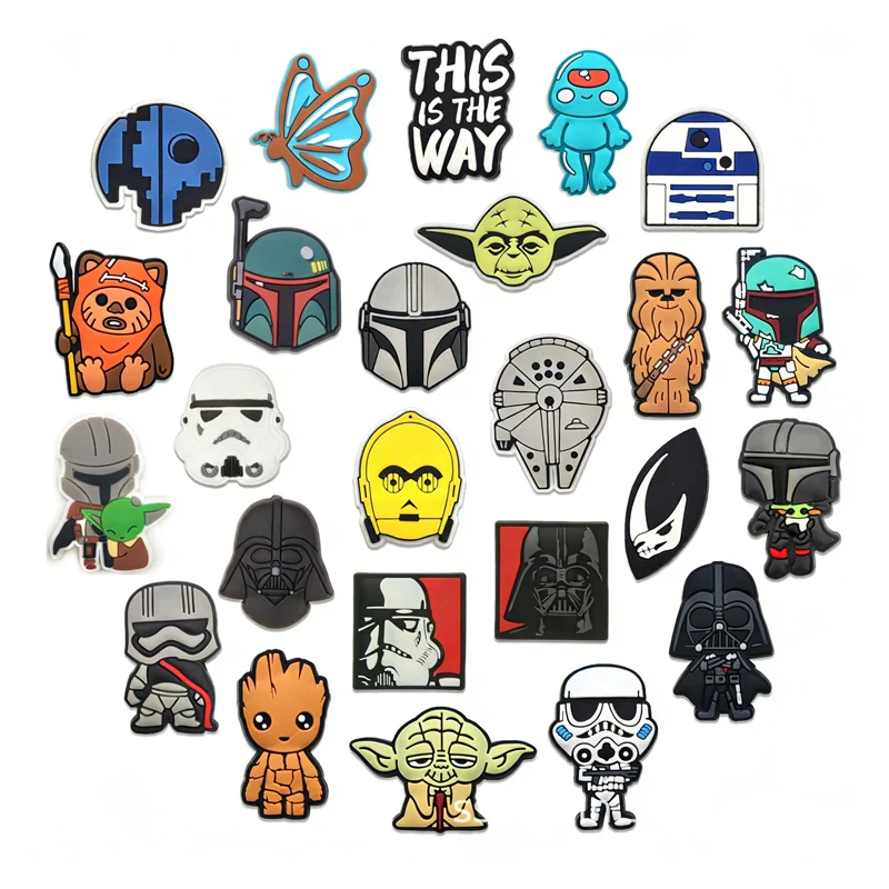 

25-100 шт. украшений для обуви в стиле научной фантастики | Застежки из ПВХ для обуви, сумок и браслетов (сделай сам) | Подарки и украшения для детских праздников