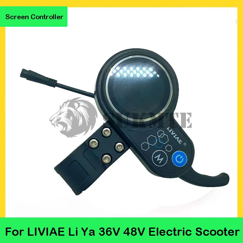 DC Speed Regulator Accelerator Switch  Display Intelligent Brushless Screen Controller For LIVIAE Li Ya 36V 48V Electric Scooter