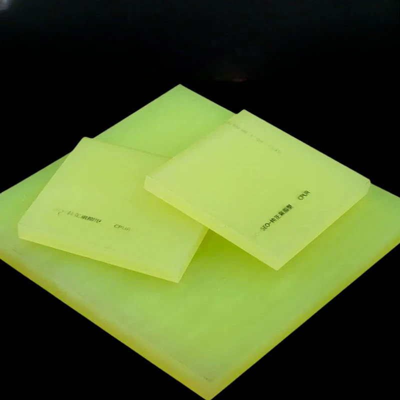 1PCS High Hardness Polyurethane Square Bar 90A Cowhide Rubber Plate PU Urethane Bar Wear-Resistant Elastic Rubber Bar