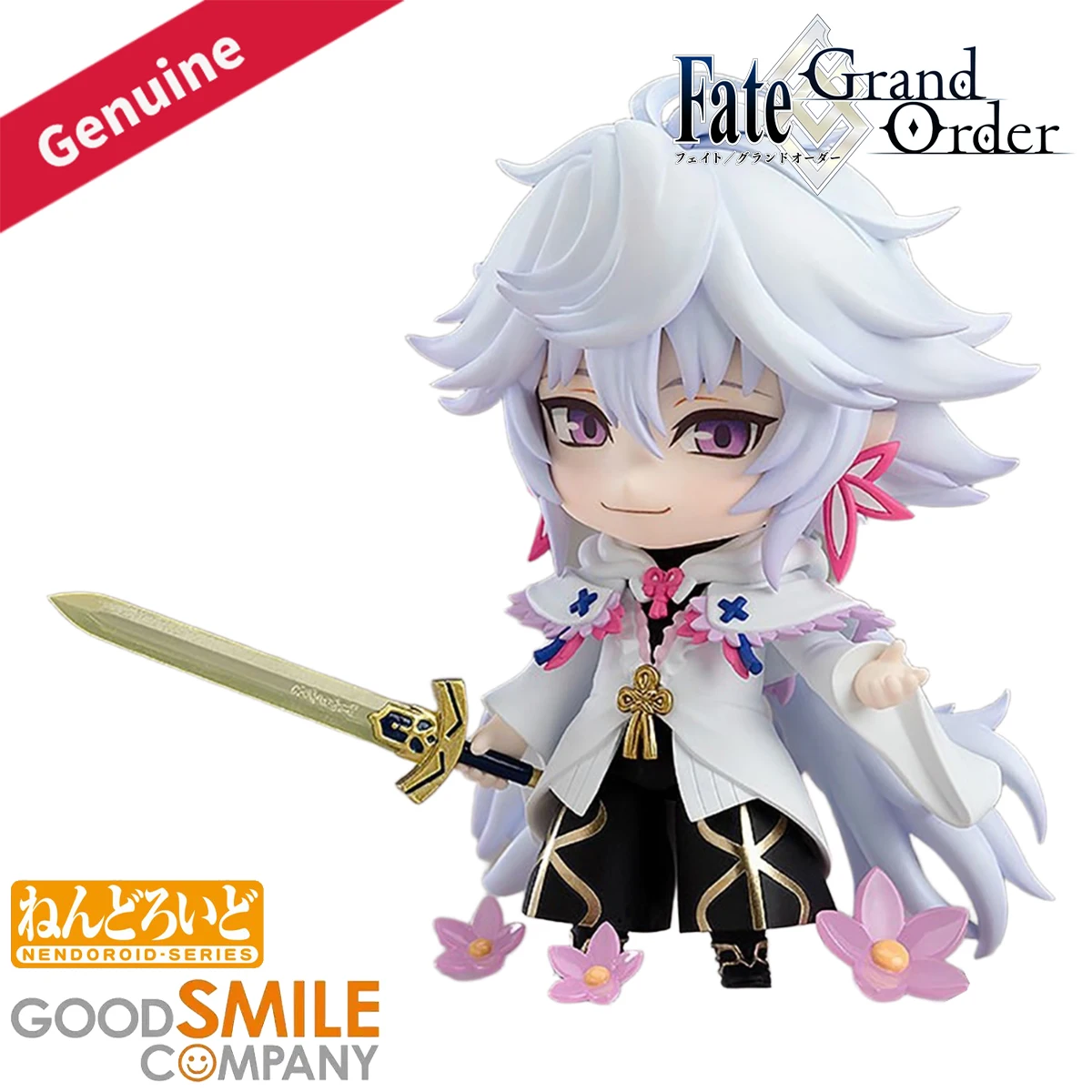 오리지널 정품 굿 스마일 컴퍼니 액션 피규어/네드로이드) # 970-DX) 페이트/그랜드 오더 꽃의 마법사 버전 캐스터 피규어