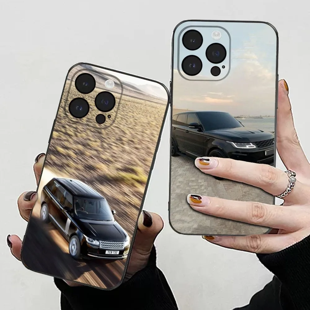 SUV Car R-Range R-Roveres Phone Case For iPhone 16,15,14,13,12,11 Plus,Pro,Max,XR,XS,X,7,8 Plus,SE,Mini Soft Black Cover