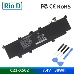 C21-X502 Laptop Battery for ASUS VivoBook X502 X502C X502CA S500 S500C S500CA PU500C PU500CA C31-X502 Notebook
