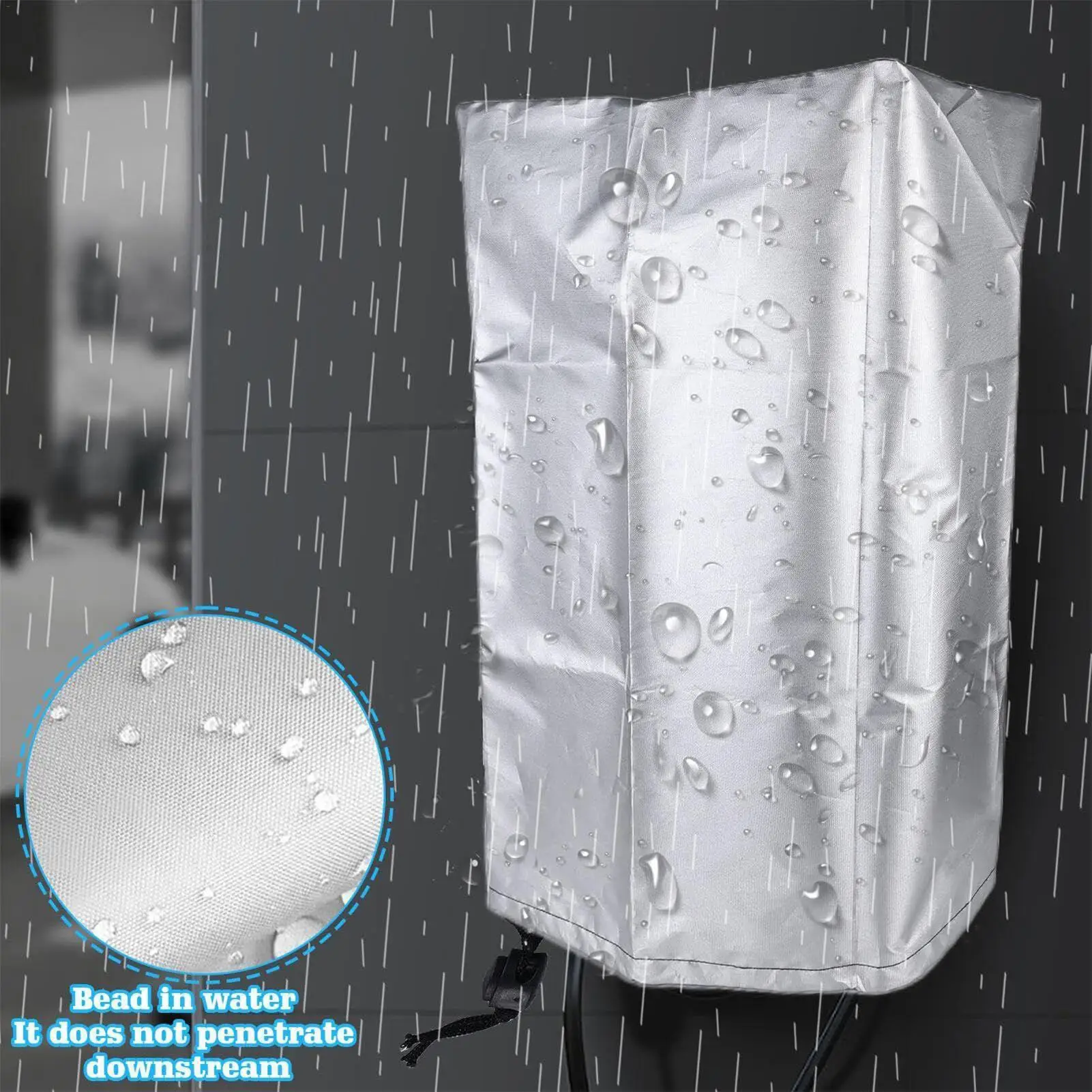 EV Charging Station Rain Cover Car Charging Pile Protector Waterproof Sun Blocking Tight-Fit Protection Fabric For All-Weather