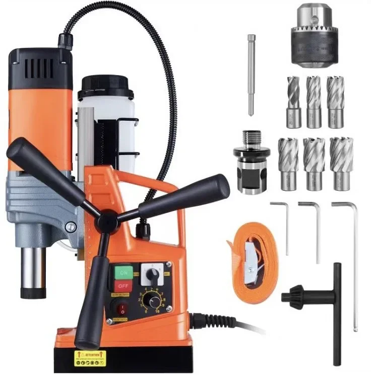 

Power tool six-piece combination, drilling rig + drill bit D8850z magnetic seat drill