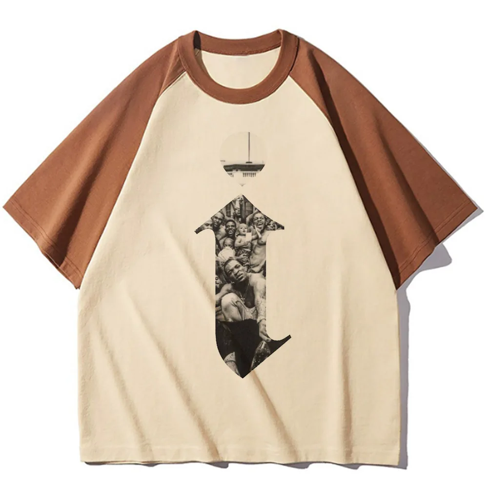 Kendrick Lamar top women blend designer t shirt female 2000s y2k manga clothes