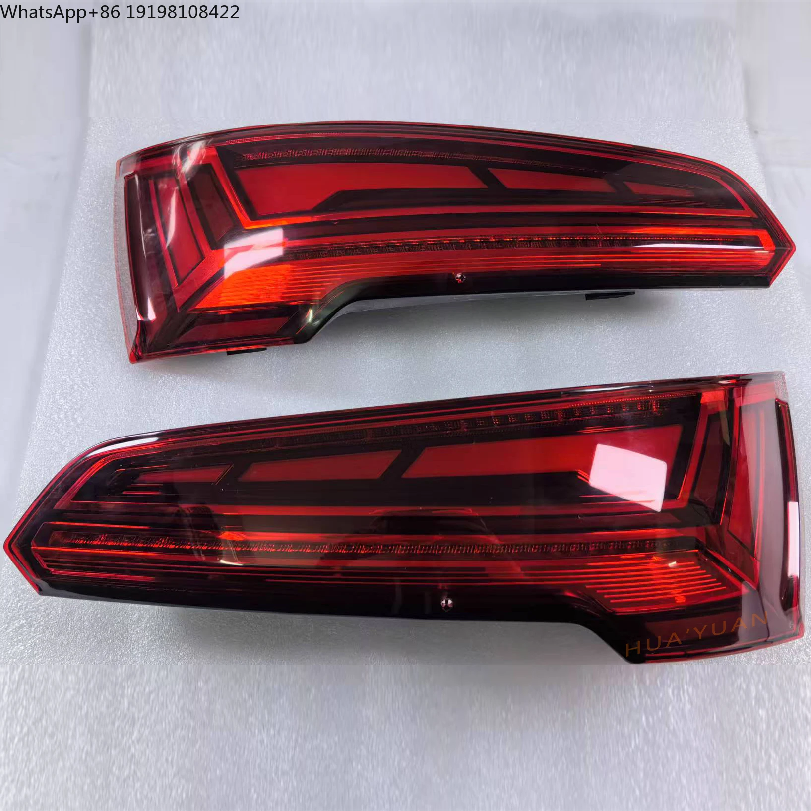 

Высококачественные светодиодные задние фонари OEM для Audi Q5 SQ5 SUV 80A, 2021-2024 гг., красные стоп-сигналы и указатели поворота