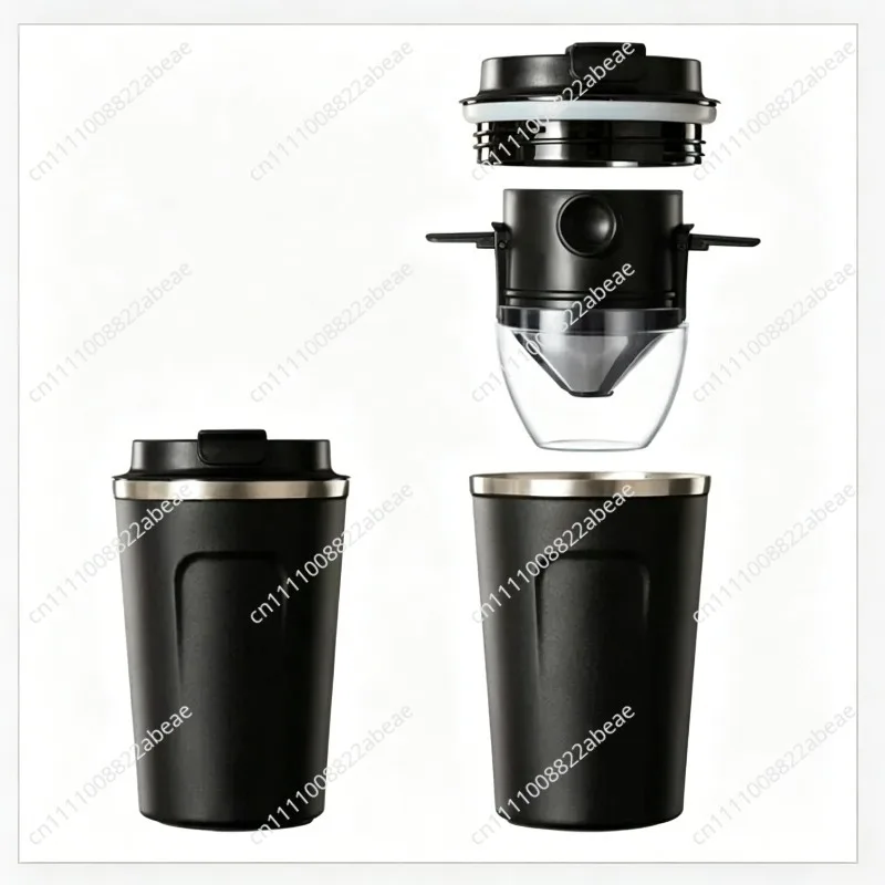 Coffee Filter Little Angel Hand made Coffee Pot Set Stainless Steel Insulated Coffee Cup Drip Type Portable Outdoor