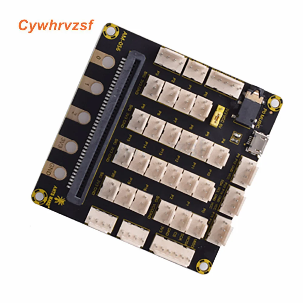 DC USB 5V Microbit V1.0/2.0/3.0 Motherboard V2 Expansion Board Micro:Bit Horizontal Adapter Board For Kids Programming Education