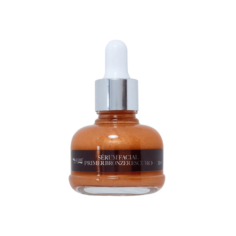 Facial Serum Primer Dark Bronzer 30ml Max Love