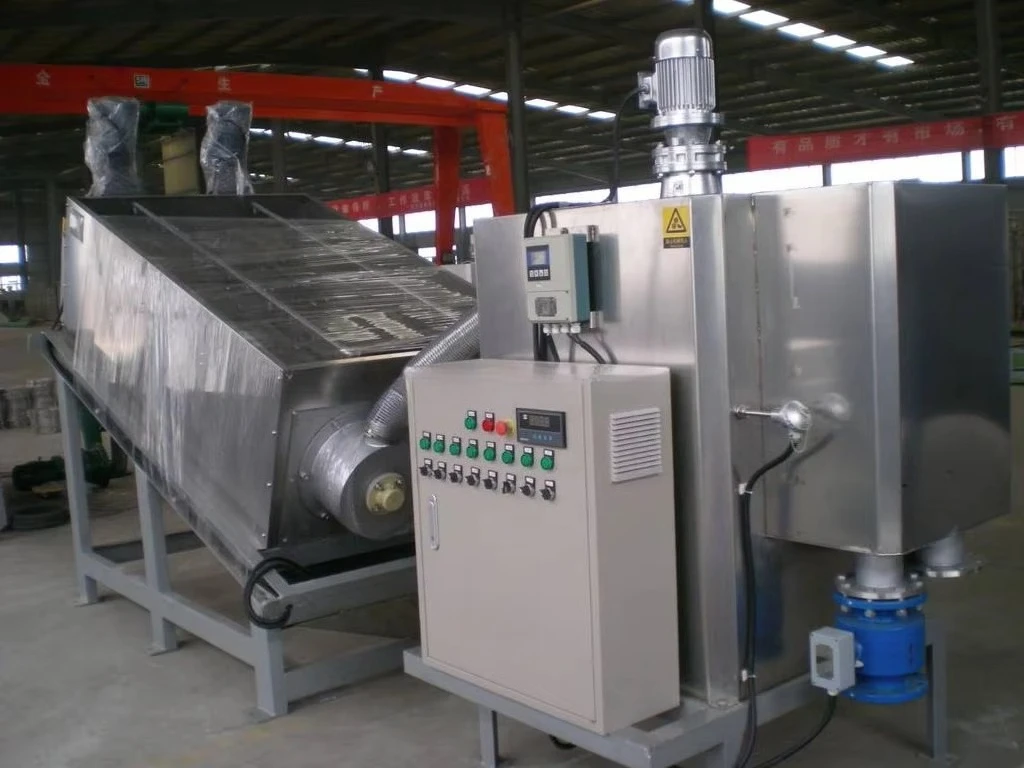 MDS312 Multi-Disk Screw Press SS304 Dewatering Machine for Municipal Sewage Auto-Clean Low Water Consumption 30% Less
