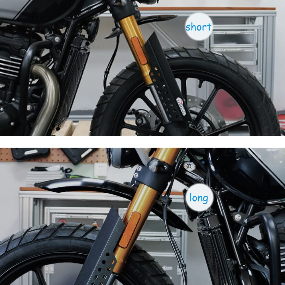 

High Mounted fenders Fit Scrambler 400X Speed 400 2023-2025 Speed T4 2024-2025 Motorcycle Accessories
