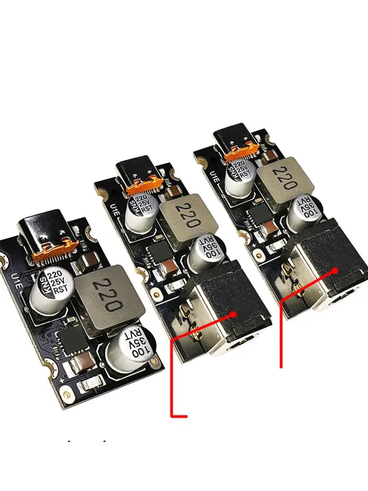 PD 65W Fast Charge Type-C USB Quick Charging Adapter DC 5V 9V 12V 15V 20V 5525 5521 Conversion PD3.0 PPS QC3.0 SC ModuleP