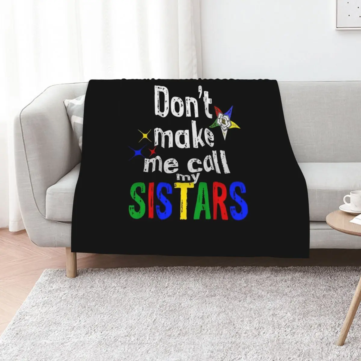 

Funny OES Order Of The Eastern Star Logo Sisterhood Throw Blanket for winter Hairys Giant Sofa Heavy Blankets