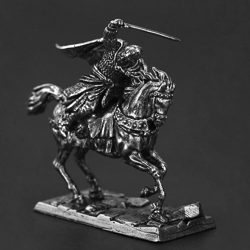 Metal Spanish Cavalry Finished Product Military Soldier Model Action Figures Toys Board Game Piece Miniature Ornament Accessorie