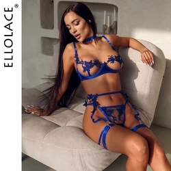 Elolace-Lingerie Sensual de Sutiã Aberto, Ver Através de Roupa Interior Extravagante, Sem Censura Luxo Lace Porn, Conjuntos Exóticos, Roupas Sexy, Íntimo