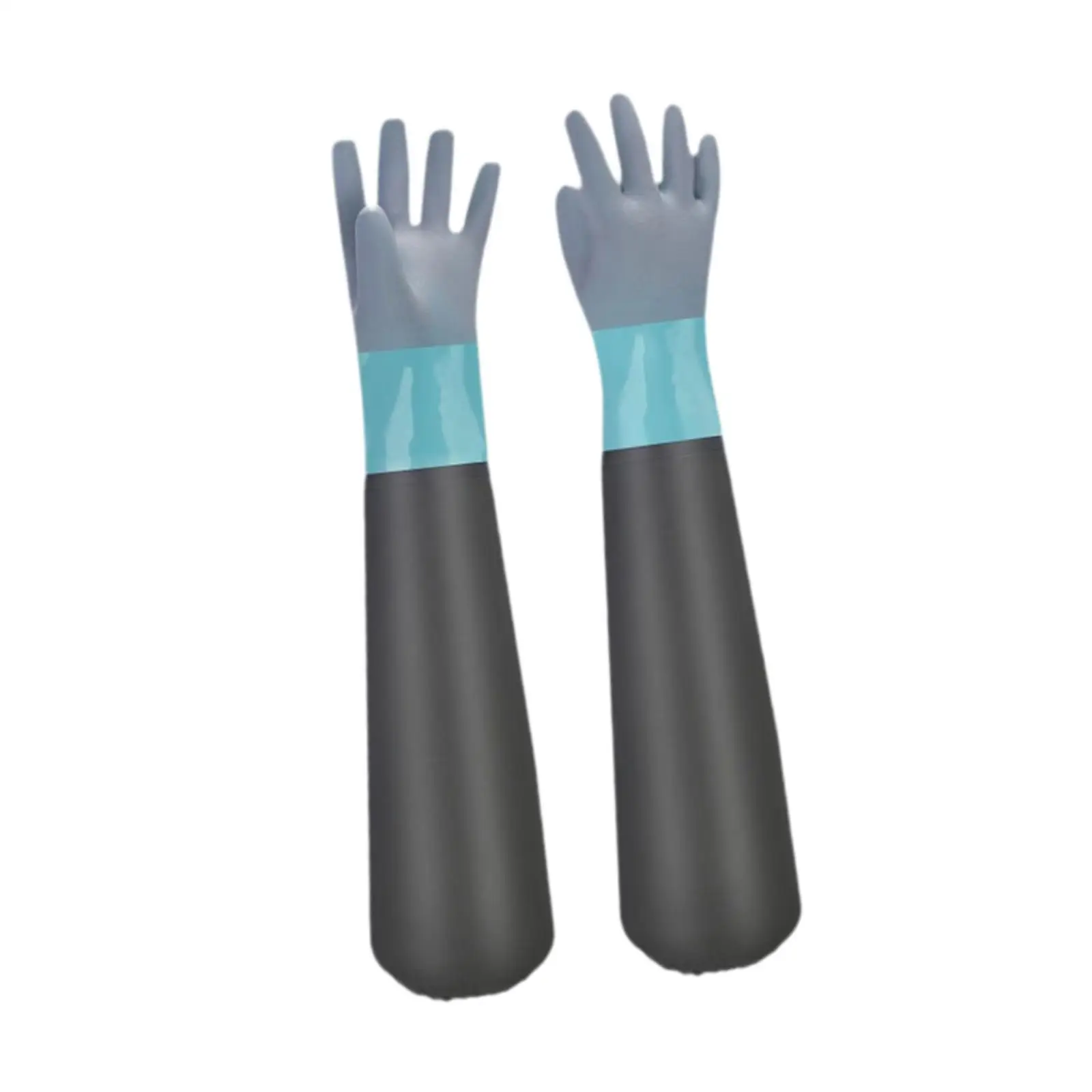 Long Rubber Gloves Elbow Length Pond Gloves Long Sleeve Gloves Waterproof for Agriculture Women Men Washing Garden Rose Pruning