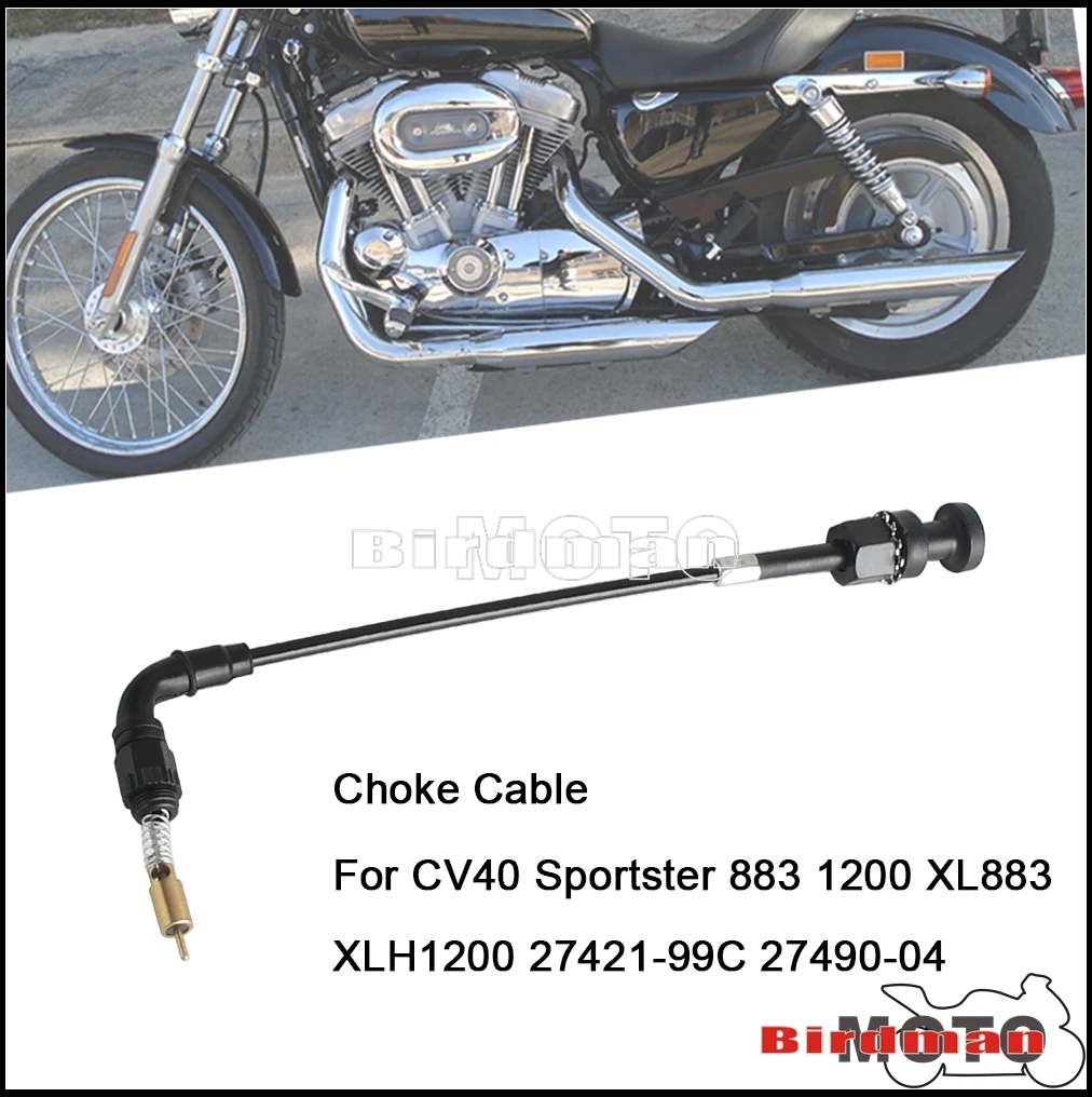 

Motorcycle Accessories Carburetor Choke Cable Rebuild Kit For Harley CV40 Sportster 883 1200 XL883 XLH1200 27421-99C 27490-04