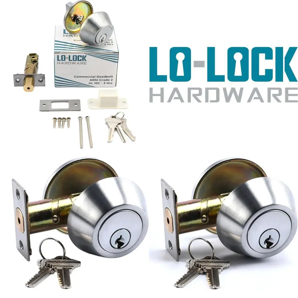 

Коммерческий замок-защелка 2-го класса, сатиновый хром, 26D, огнестойкость UL 3 часа, соответствует требованиям ADA, подходит для деревянных или металлических дверей