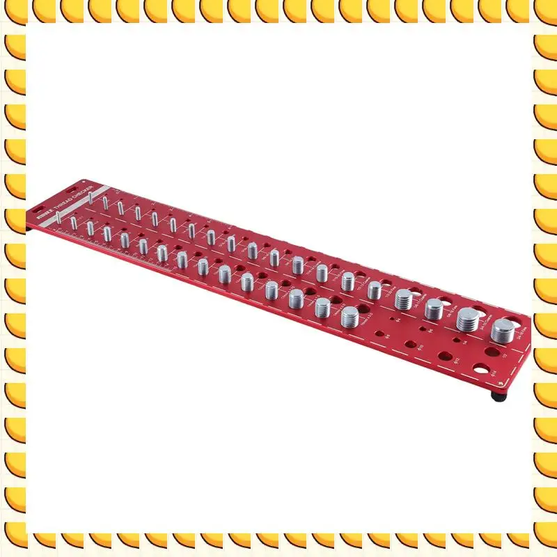 

BAAU 34 Nut And Bolt Thread Checker, 15 Metric & 19 Standard Nut & Bolt Size Identifier Gauge Easy Install Easy To Use