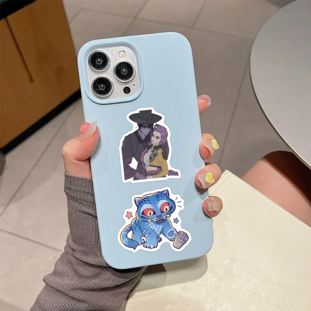 55/110 Stück Anime Mädchen Lumi Mila Zoi Hexenjäger Aufkleber Wasserfest Ästhetisch Y2K DIY-Sticker für Laptop Wasserflasche Handyhülle – Detail 15