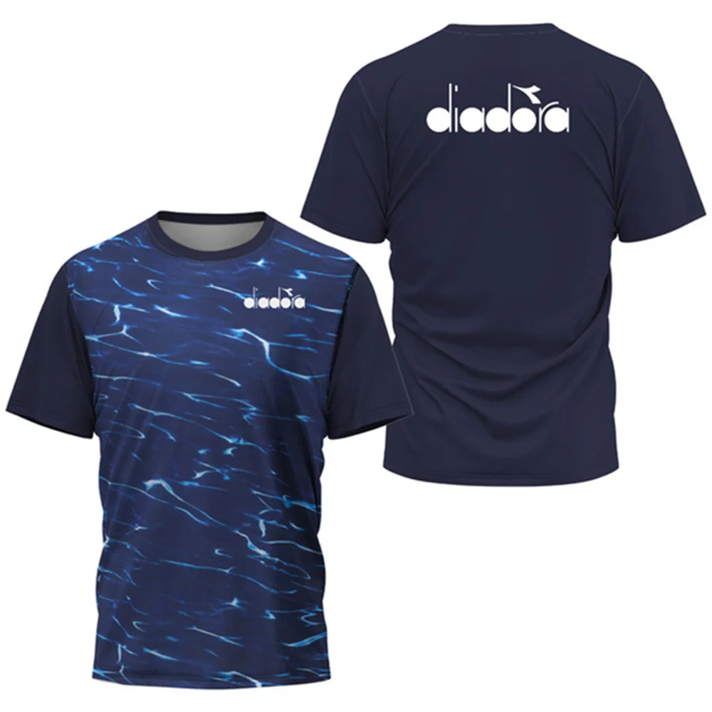 

Motorcycle Men's T Shirt Badminton Competition Training Clothing Summer Breathable Quick Dry T-Shirts Fashion O-neck Short