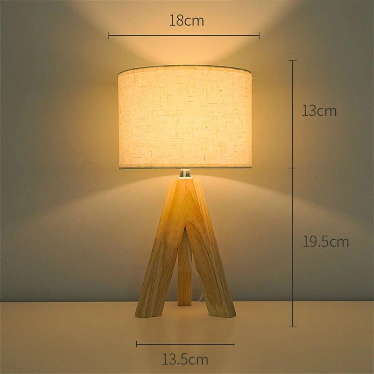 

* Настольная лампа на штативе ABS, милая прикроватная лампа с абажуром, прикроватная лампа для спальни, детской комнаты, гостиной, деревянное основание