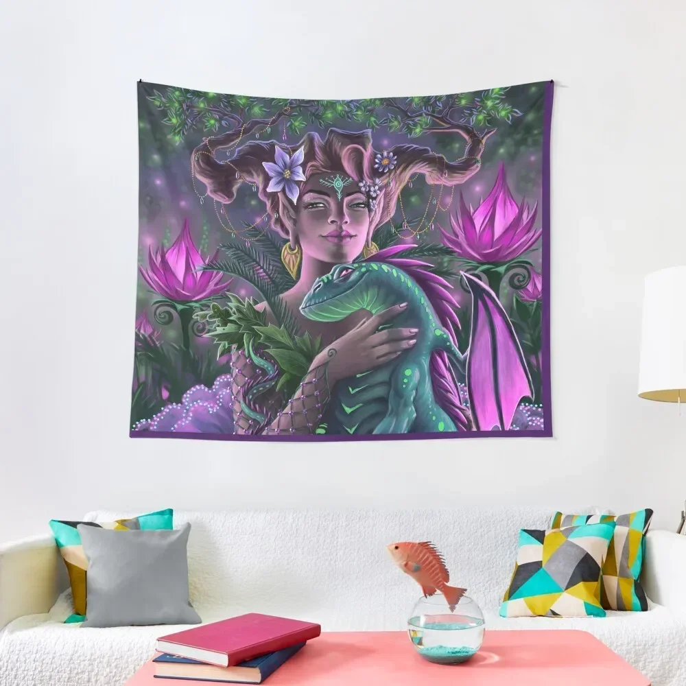 

The Glowing Garden Tapestry Funny For Bedroom Decor For Room Room Decorating Aesthetic Tapestry