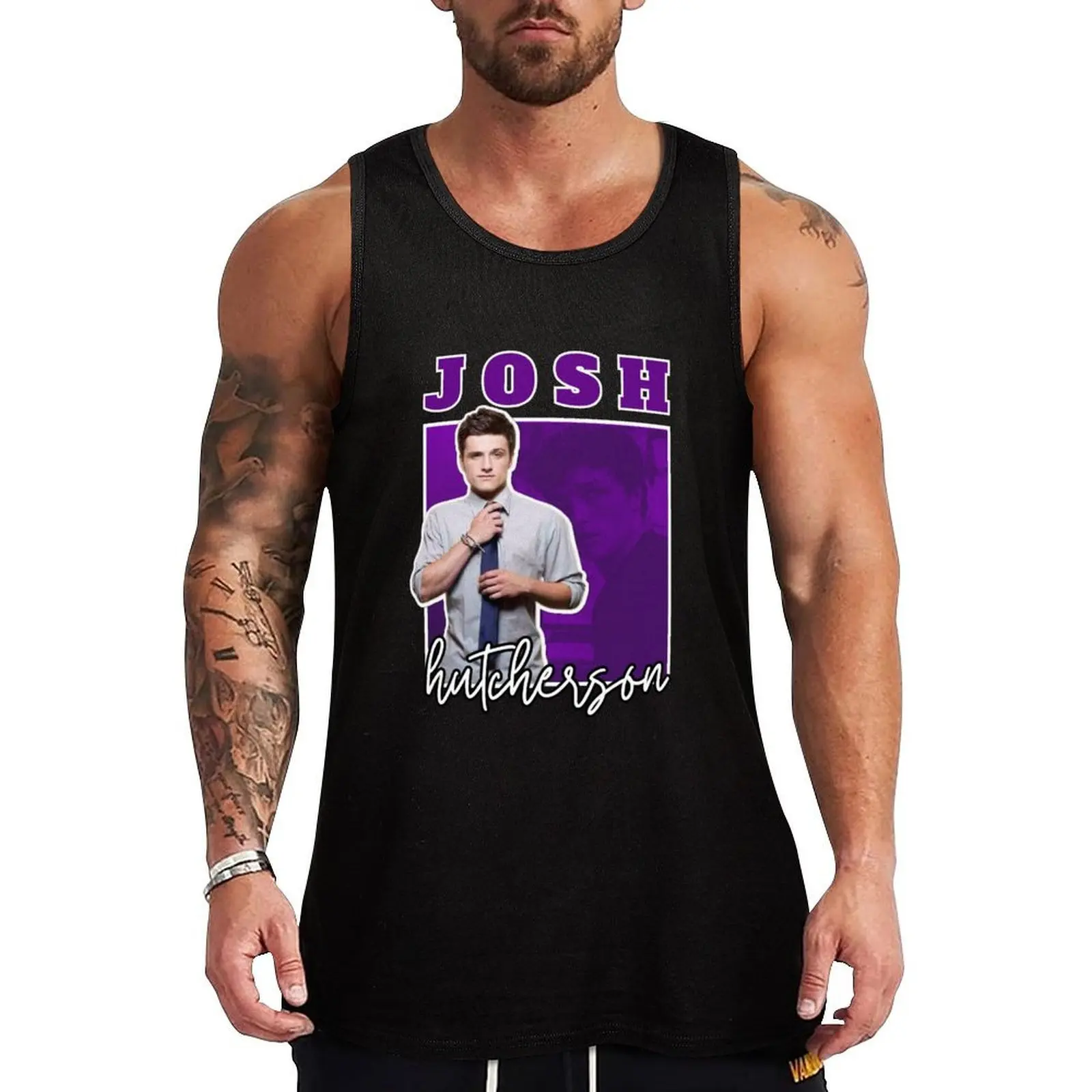 

Josh Hutcherson (Black Version) Tank Top running shirt underwear Men's tops t-shirt for men best selling products