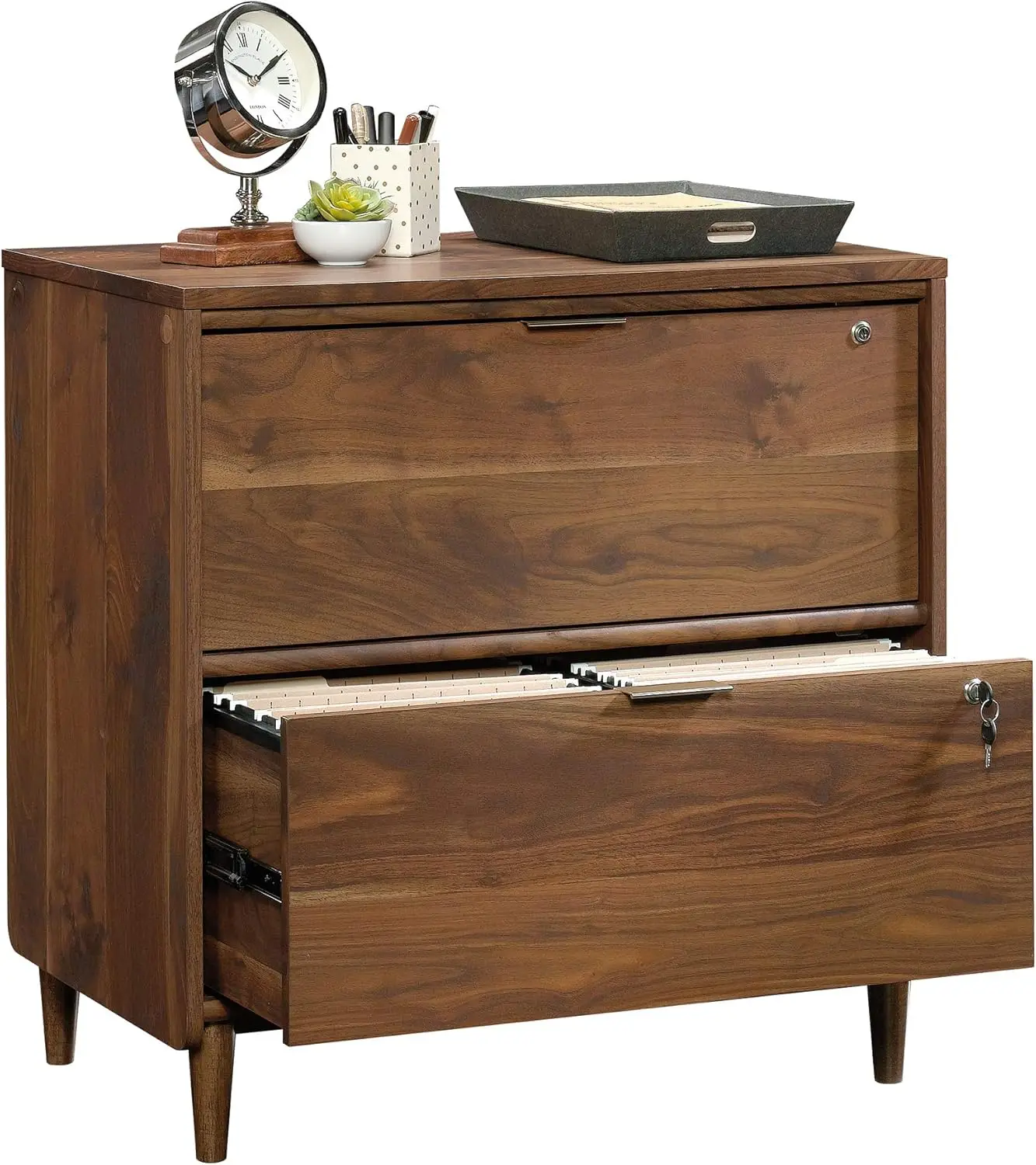 Clifford Place Lateral File, Grand Walnut finish