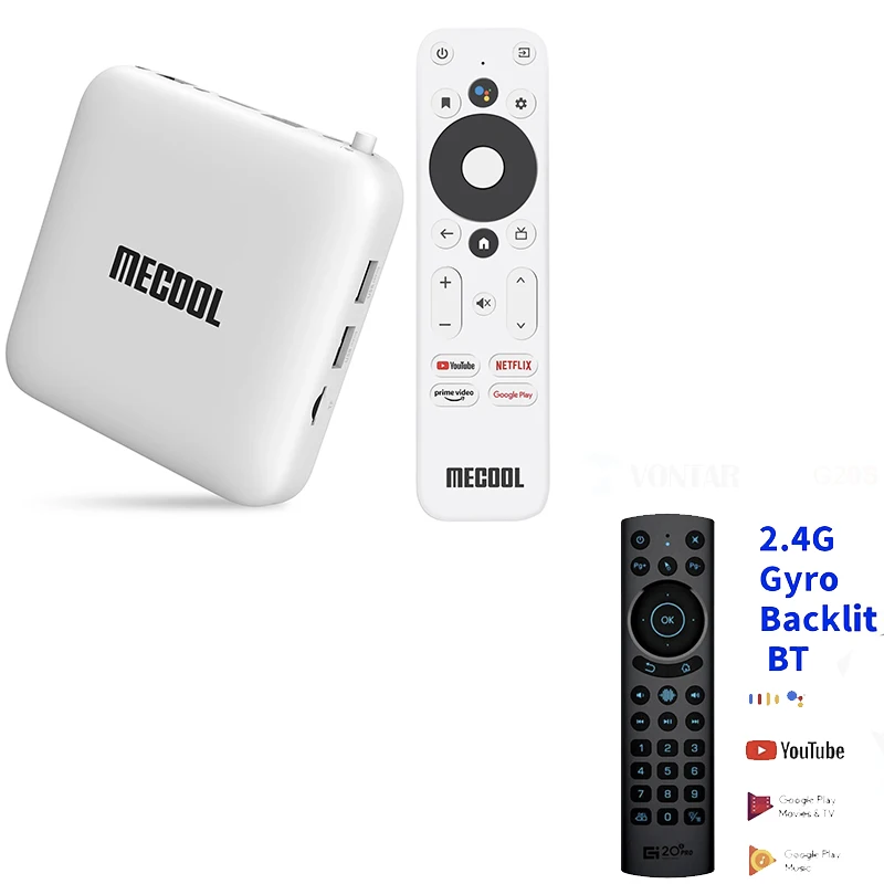 20PCS Mecool KM2 Android TV Box Amlogic S905X2 2GB DDR4 USB3.0 SPDIF 100M LAN WiFi Prime Video HDR 10 Widevine L1 TV BOX