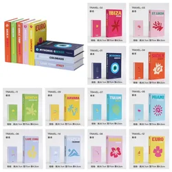 Travel Series Fake Book Decoration Coffee Table Decoration Living Room Fashion Prop Books Home Decoration Model Room IBIZA CAPRI