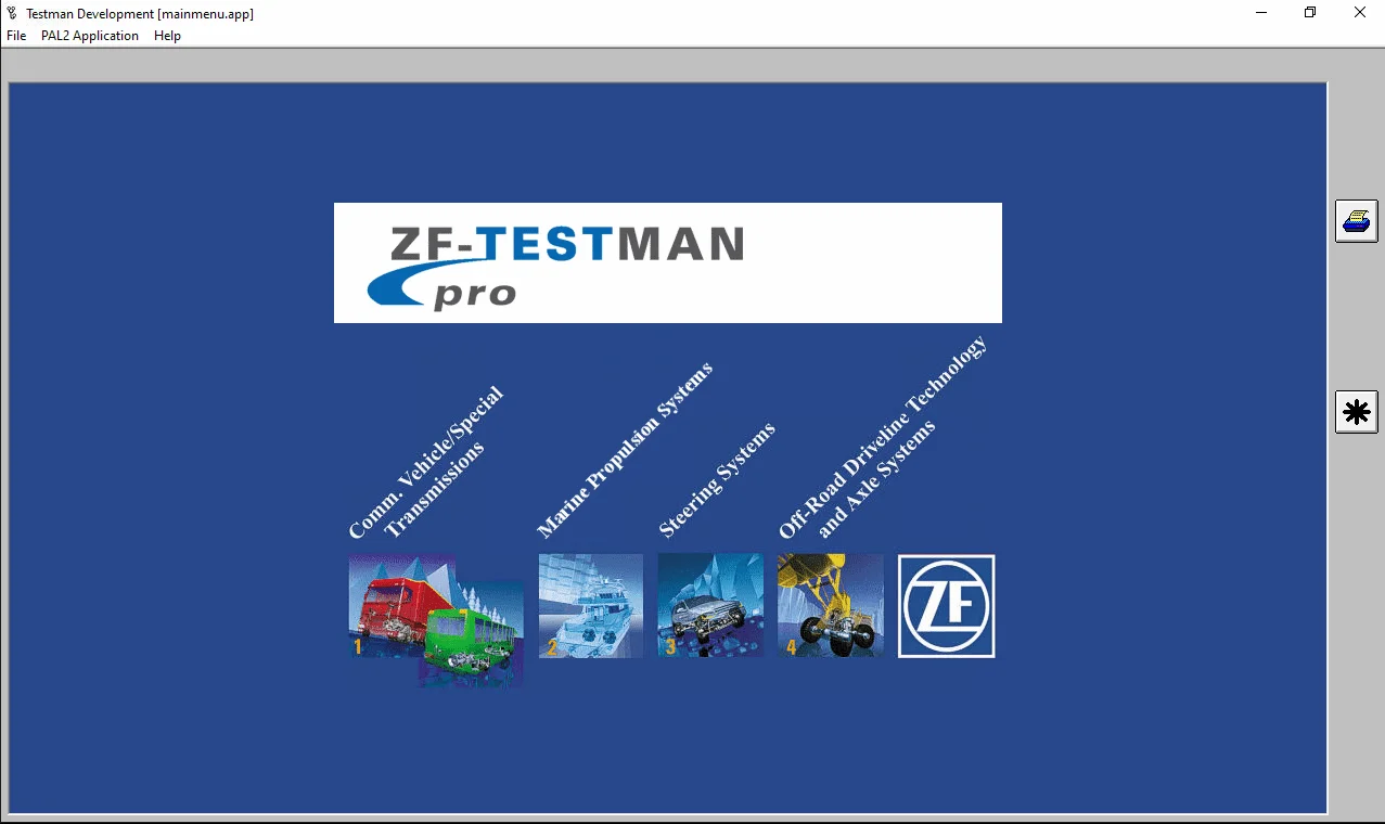 2022.09 ZF Transmission Bus & Truck Diagnostic Software - Latest ZF-Testman Pro Development 10.5