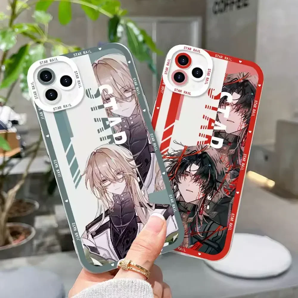 Honkai Star Rail Sampo Gepard Bronya Phone Case for Samsung Galaxy S24 S23 S22 S21 S20 Ultra Plus FE 5G Clear Soft Covers Fundas