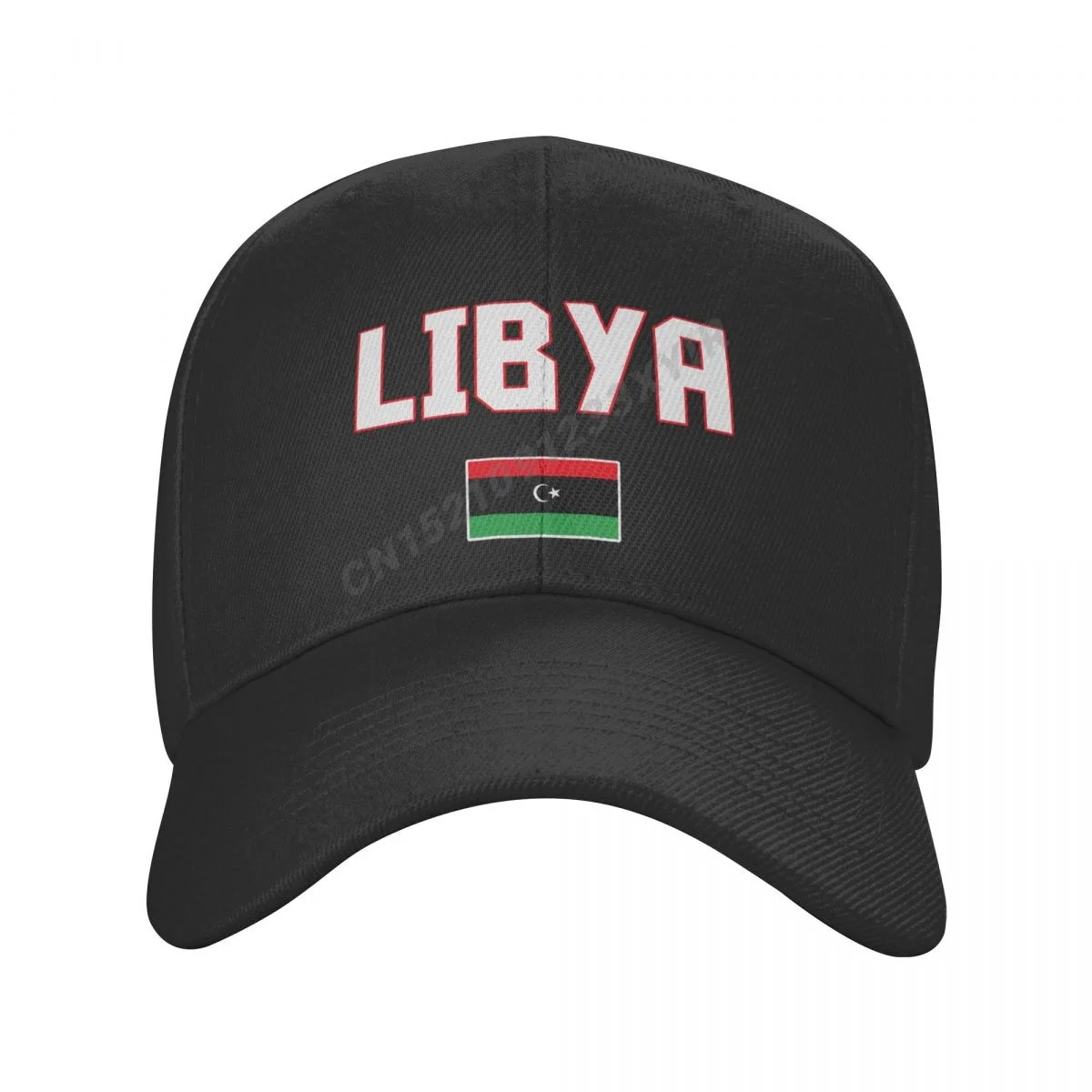 Baseball Cap Libya Flag Wild Sun Shade Peaked Adjustable Caps for Men Women Print