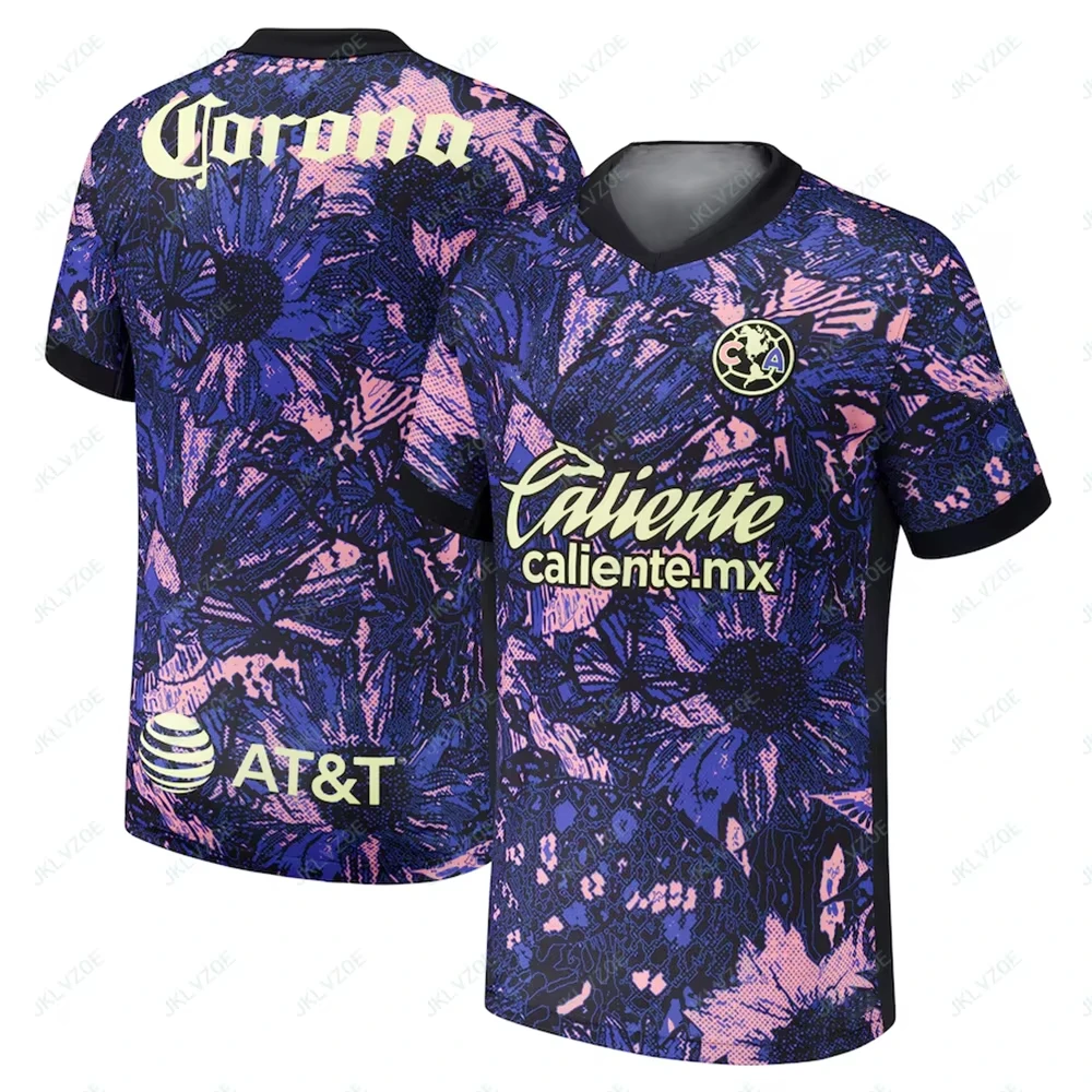 

2025 New Football Series Club America Training Clothes Same Casual Outgoing Loose Sports Jerseys Man Women Football T-Shirts