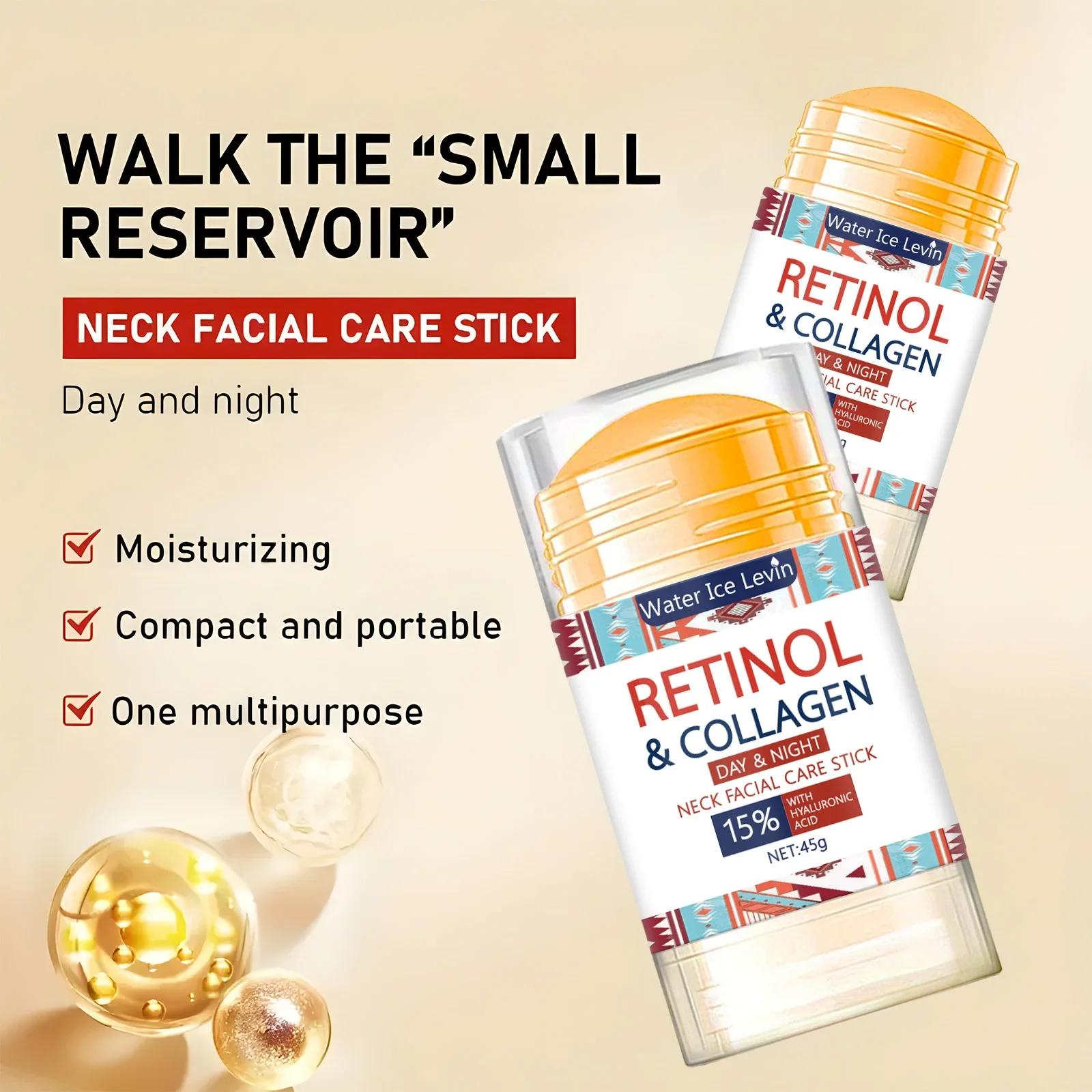 Retinol Lifting crema reafirmante palo colágeno arrugas suaves crema facial para crema hidratante blanqueamiento iluminar producto para la piel